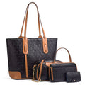 Elegant 4-Piece Tote Set | Black